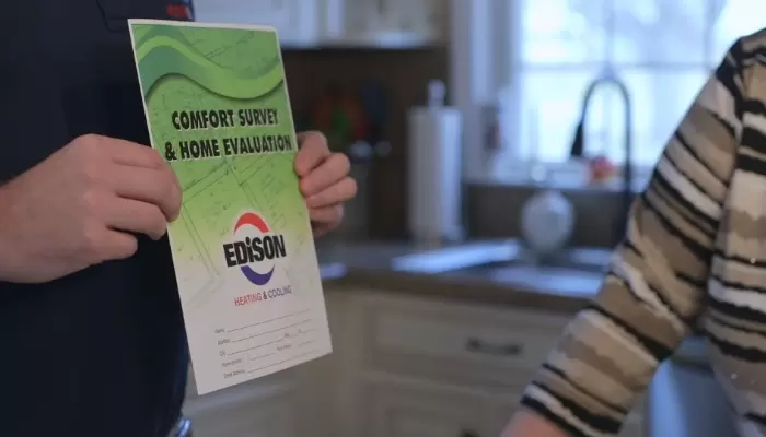 edison heating and cooling comfort survey
