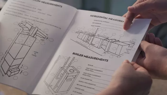 edison heating and cooling product measurements