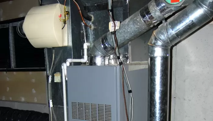 residential furnace with humidifier